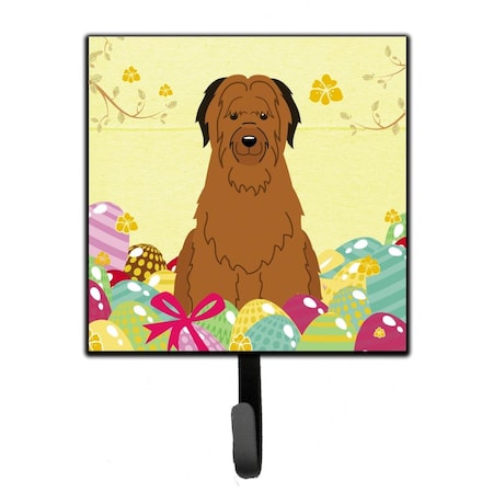 Carolines Treasures Easter Eggs Briard Brown Leash or Key Holder BB6082SH4